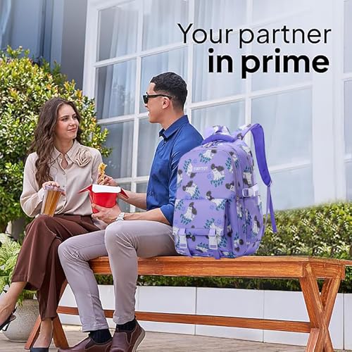 Image of Tinytot 30 Litre Japanese Korean Style School Bag Water-Resistant Laptop & Travel Backpack - Unisex Large 18 Inches Multipurpose Student Backpack for Boys & Girls, Men & Women