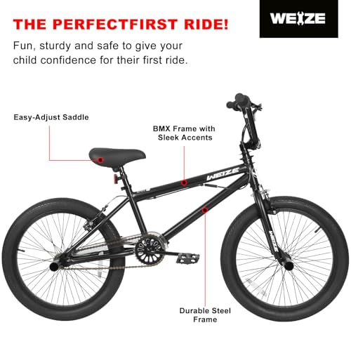 WEIZE 20 Inch Freestyle BMX Bike