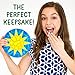 Creative Roots Mosaic Sun Stepping Stone Kit, Includes 7-Inch Ceramic Stepping Stone & 6 Vibrant Paints, DIY Garden Stone for Kids Ages 6+
