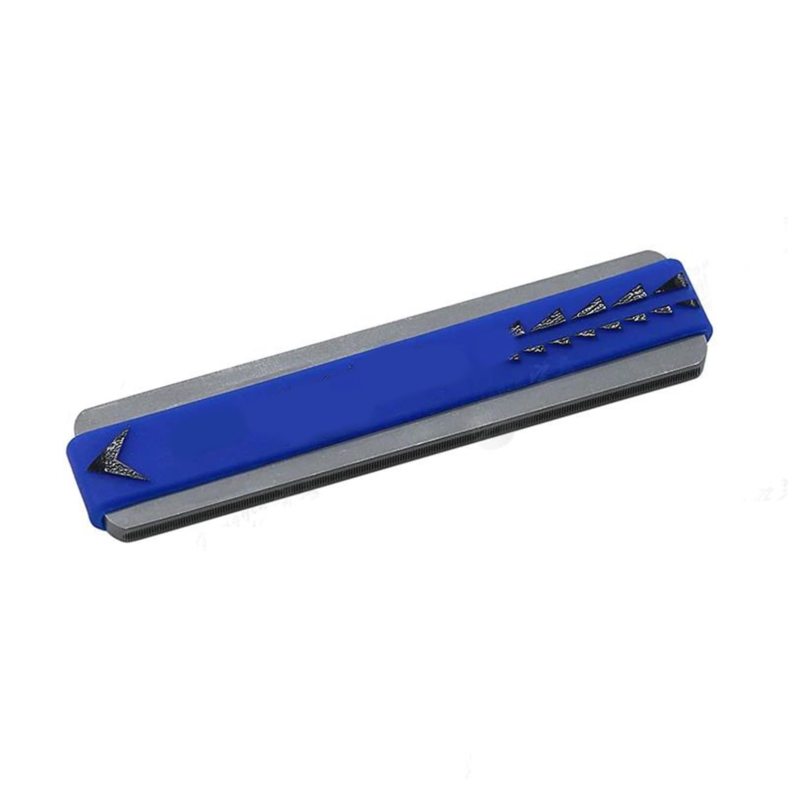 Juego Herramientas Ajuste Guitarra Diapasón De Guitarra Eléctrica Bloque Lima Corona Herramienta Aplanamiento Curvada Hacia Arriba Perforada Doble Cara(2R)