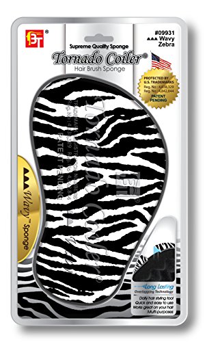 Beauty Town Supreme Tornado Coiler - Wavy - Zebra