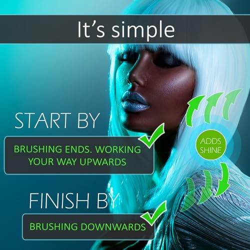 RemySoft Beauty & Opulence Boar Bristle Brush - Safe For Hair Extensions, Weaves and Wigs