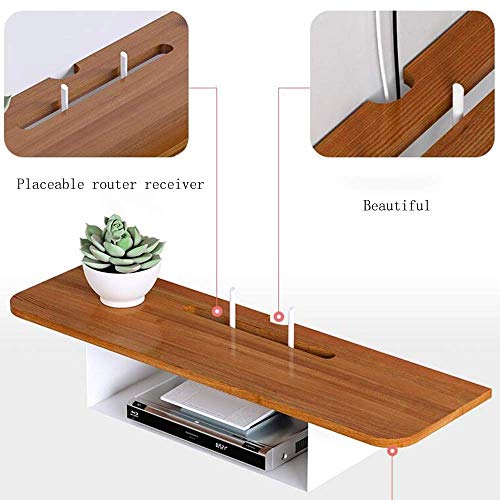 Console TV flottante MU meuble décodeur et routeur - 6