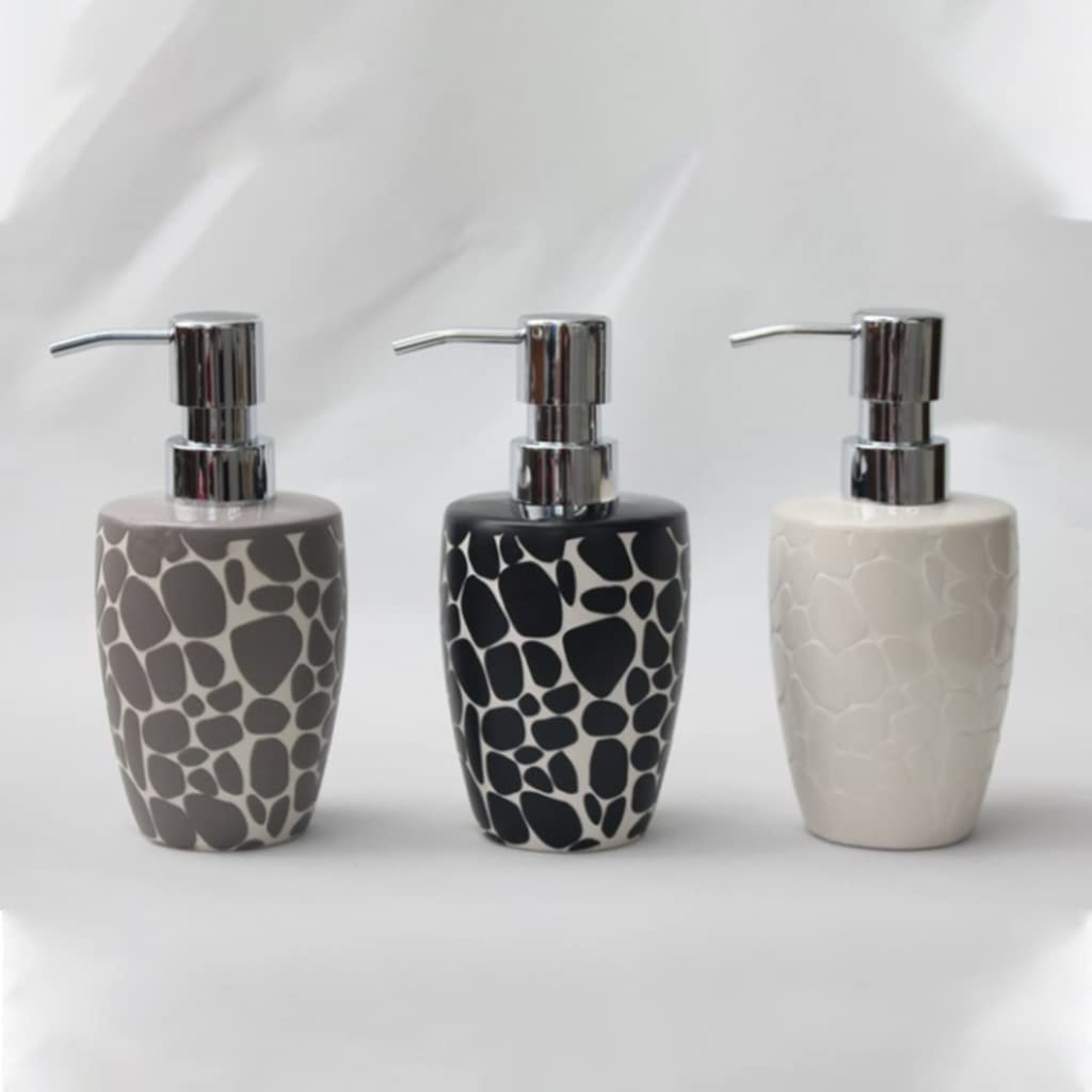 dozownik mydła Keramische Zeepdispenserbadkamer Aanrecht Lotion Dispensers Grote Volume Druk Zeeppomp Dispenser 10oz/300ml Prosty