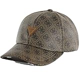 GUESS Gorra de béisbol unisex London con logotipo 4G AM9594POL01, marró, negro, Talla única