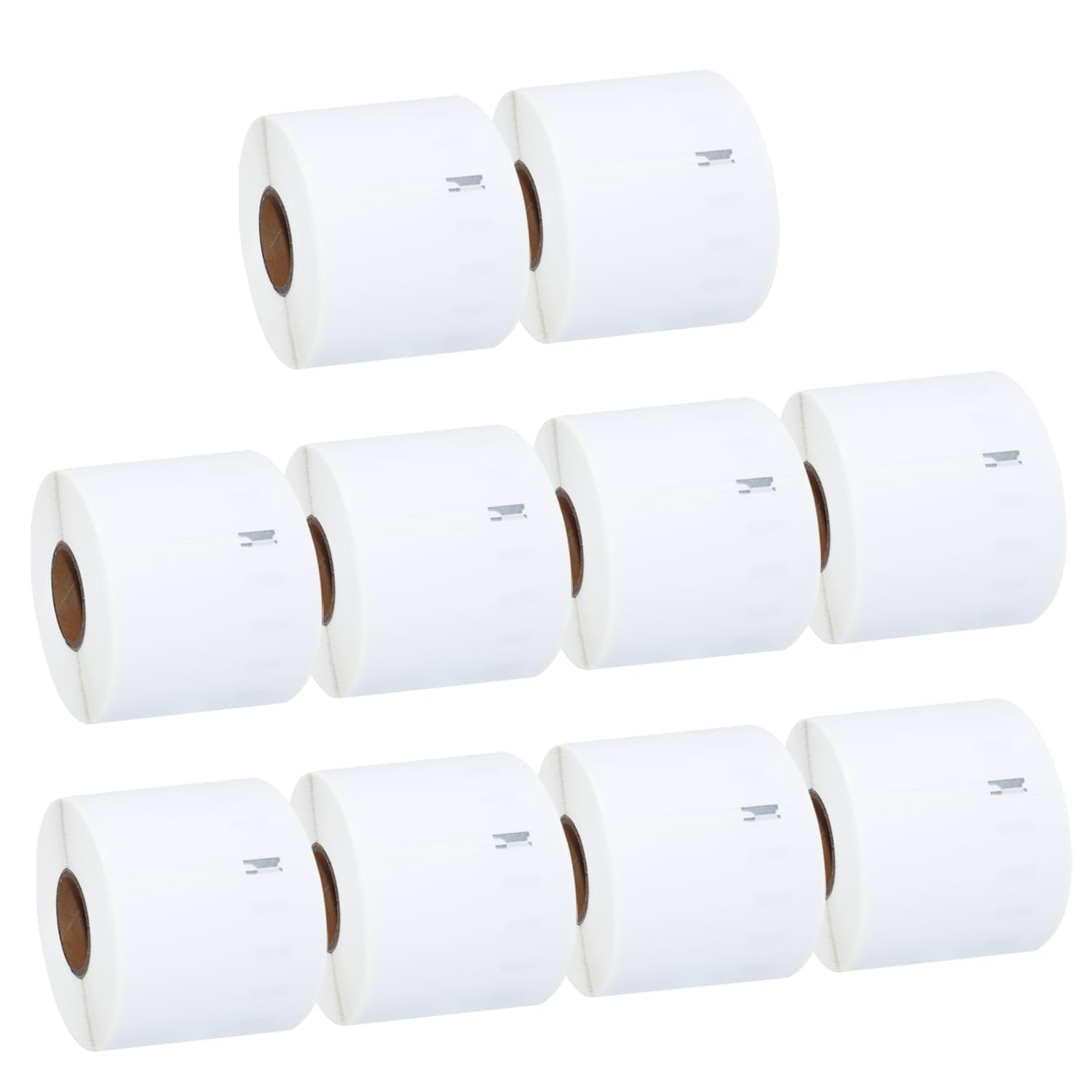 Etichette - 10 Rotoli per Dymo S0722430 99014 101 x 54mm - Compatibili con le Stampanti Dymo LabelWriter 450-220 Etichette per Rotolo