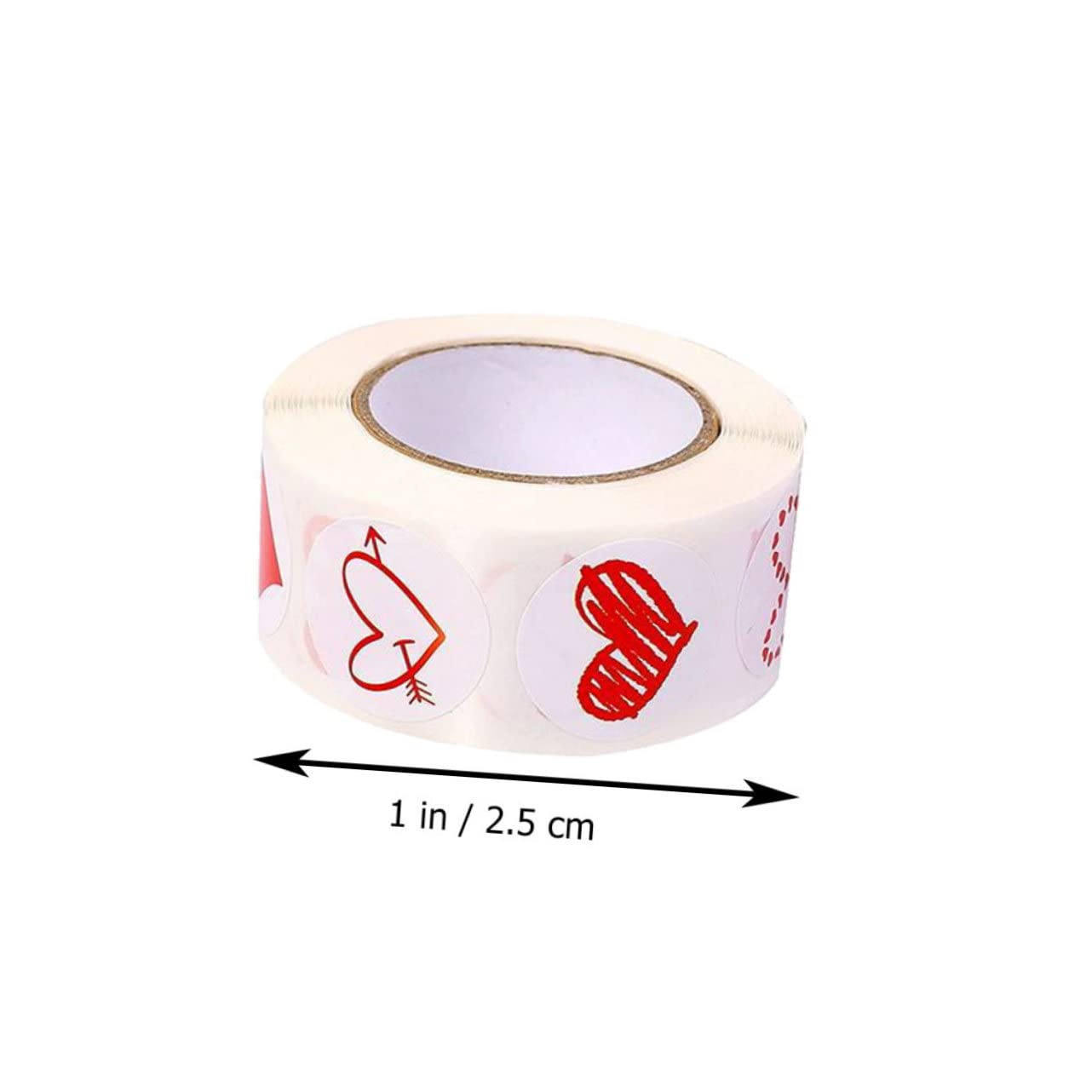 Tofficu 5 Set Cuore Adesivi Valentines El Party Adesivi D'oro Grandi A Forma Di Cuore Bomboniere Matrimonio Di Tenuta Etichette Per Confezioni 2 * 5