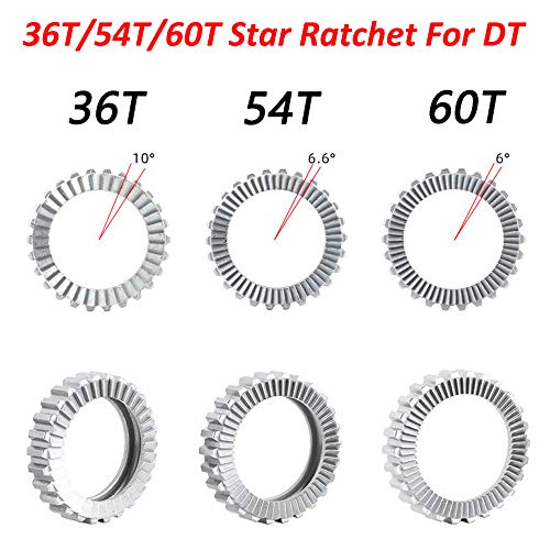 JFOYH 60T Star Ratchet Bicycle Hub Service/Upgrade Kit for X1600/X1700/1501 Wheel, for 190/240S/340/350/440/540 DT Swiss Hub