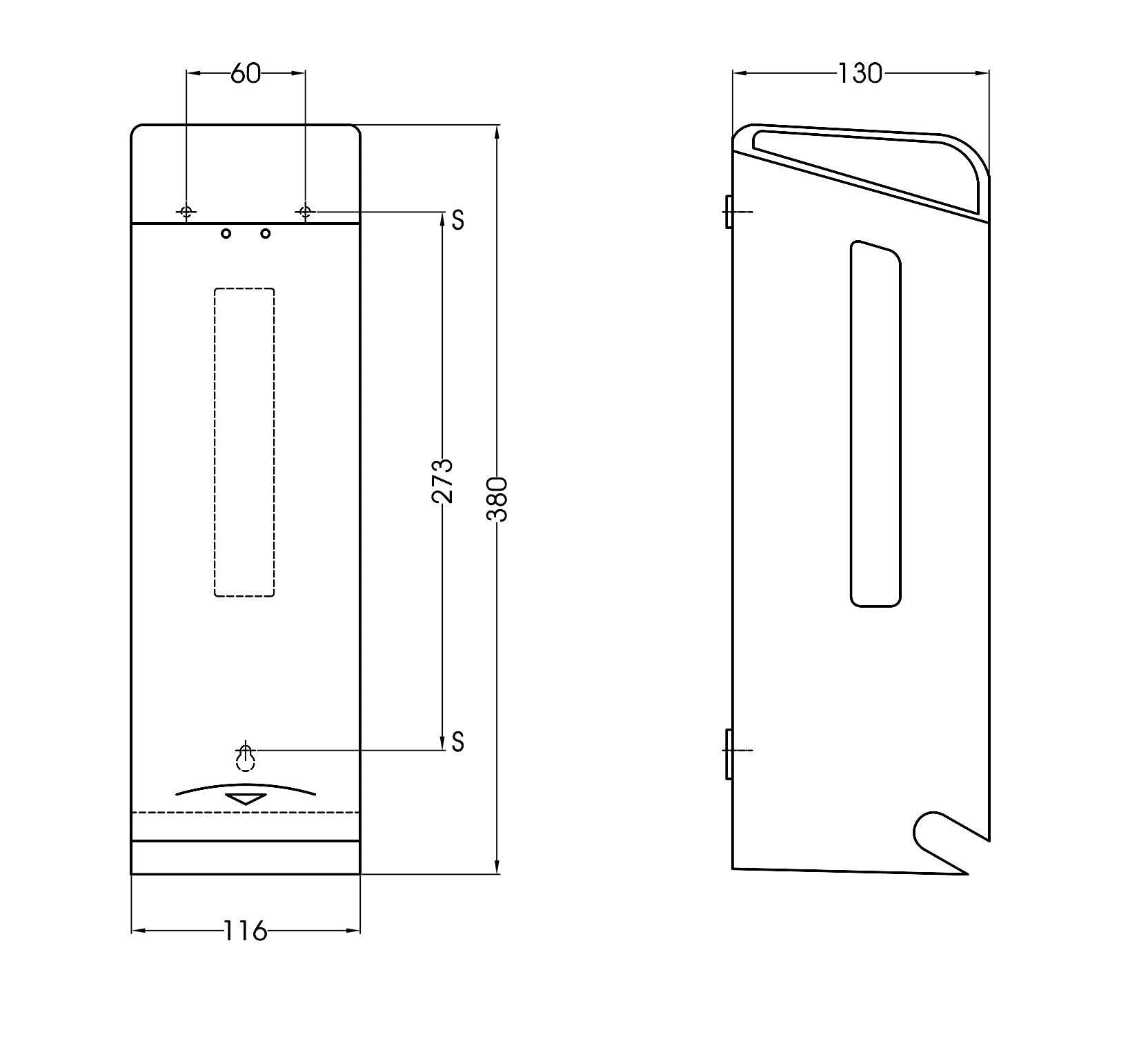 Mediclinics PR0781C - Abschließbarer Toilettenpapierspender Für 3 Rollen, Farbe:Edelstahl Glänzend