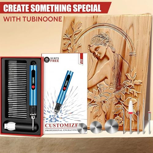 Stylo de gravure à 3 vitesses réglables pour graver 50 surfaces - 4