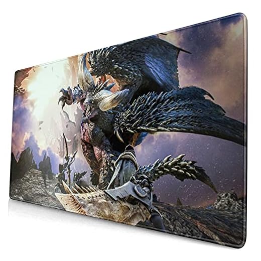 Large Gaming Mouse Pad Keyboard Pad XL Extended Mousepad with Stitched Edges Full Desk Writing Mat for Office Home 15.8 X 29.5 inch