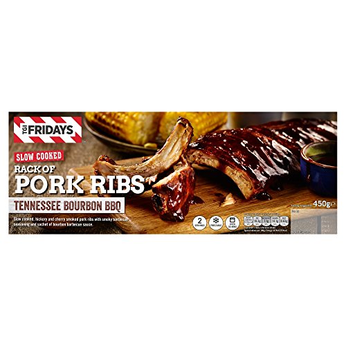 TGI Smoked Rack of Pork Ribs with Tenesee Bourbon BBQ Sauce 450g