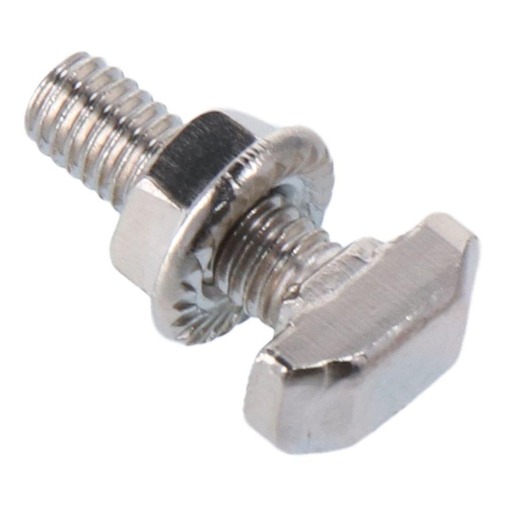 20 Sets of M6x20mm T Slot Drop-in Bolt and M6 Hexagon Flange Nut Set for 30 Series Aluminum Profile Hammer Head T-Bolt T Shape Stud Sliding Screw