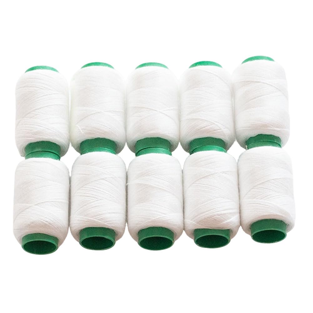 Hilo de coser, 50 bobinas, 300 m, hilo de poliéster, hilo de coser, hilo de coser pequeño, hilo de bordar, hilo de coser fuerte, accesorios de costura para coser a mano, manualidades