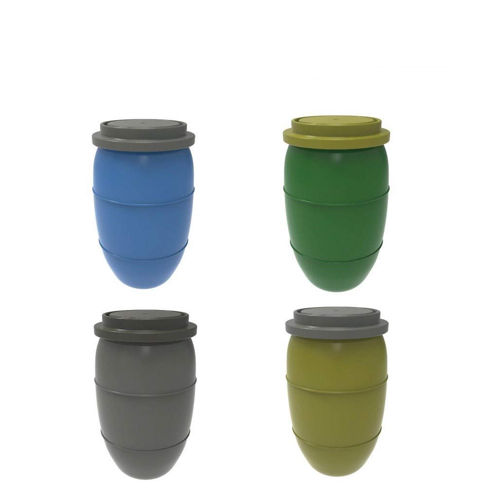 KILOKITS 1/72 20-Pack Plastic Barrels Cargo Drums Set for Miniatures Scales Models Truck and Freightcar LoadsMilitary Diorama Kits