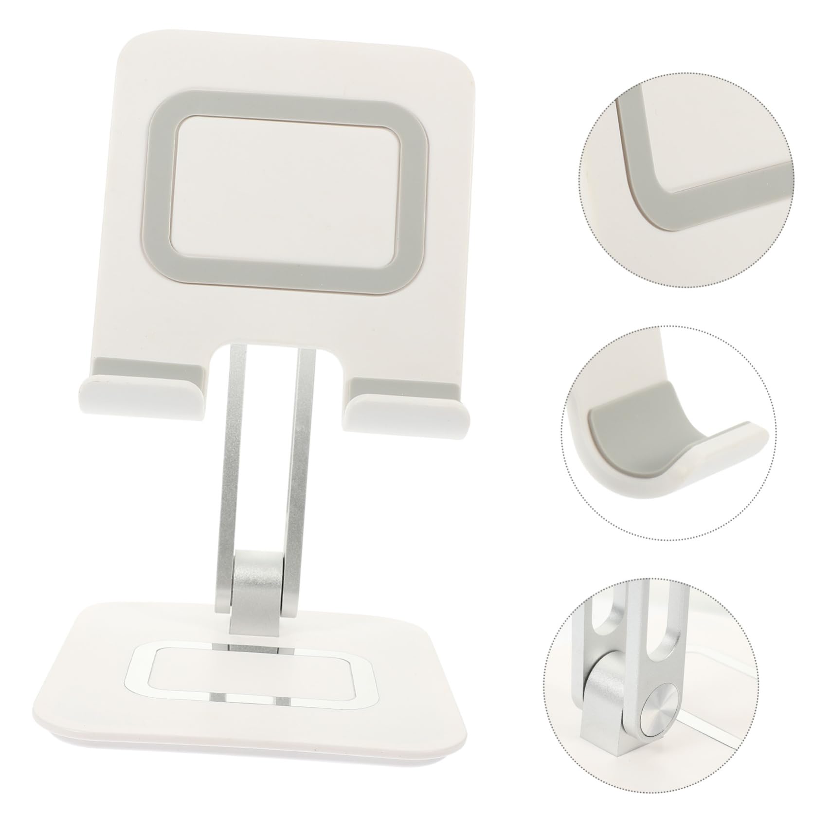 Didiseaon Supporto per Telefono Regolabile per Smartphone Tablet ed Reader da Cuscinetto in Silicone Antigraffio e Fondo Antiscivolo Compatto e Leggero per Uso da Tavolo e Portatile