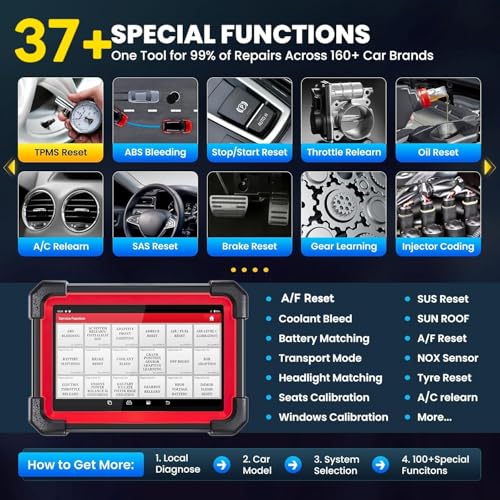 Miniatura 6 de Launch X431 Crp919ebt Obd2 Diagnosis Coche De Sistema Completo Con Control Bidireccional, Míquina Nivel-Oe, Canfd Doip, Fca, 31 Servicio De Reinicio, Codificación Ecu, 2 Años Actualización, Bluetooth