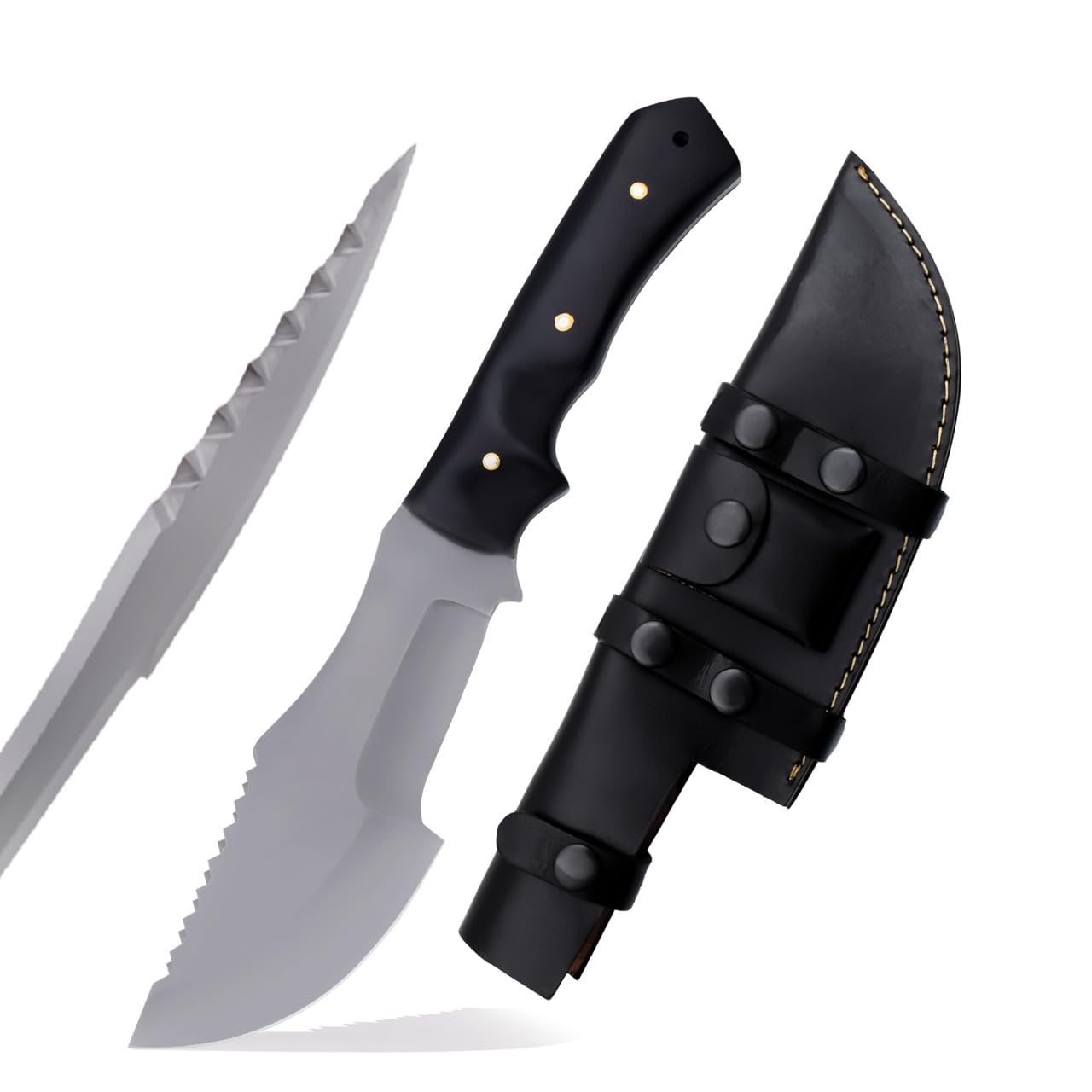 CHOOSE Coltello Tracker fatto a mano - Lama fissa da collezione personalizzata ispirata al film 'The Hunted', pinza piena, manico ergonomico |TRM013