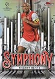 Thierry Henry trading card (Arsenal FC, France) 2025 Topps Finest Symphony Chrome Refractor UEFA Champions League #SY20