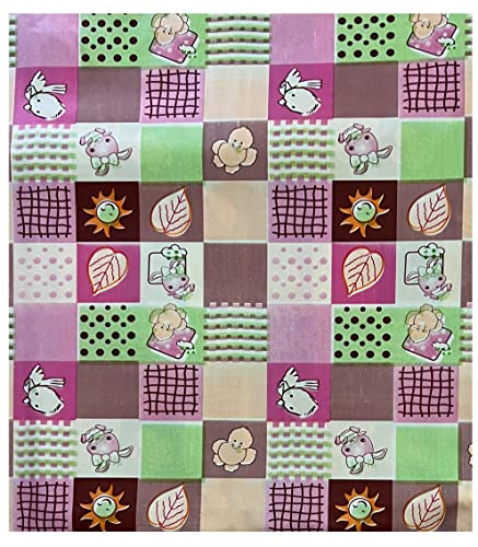 Image of EcoSoft Plastic Sheet,PVC Sheet for Kids,Rubber Sheet for Babies,Bed Wetting Protector(90 x 135 cm) (Cream CUKOO)
