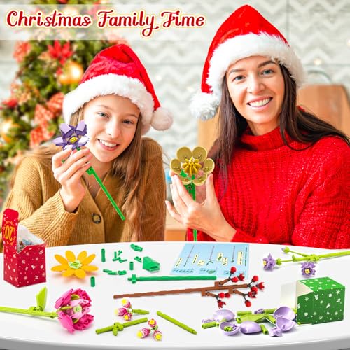 QUOIBLO Blumen Adventskalender 2026 für Frauen – 24 Tage Bauset – Ansicht 5