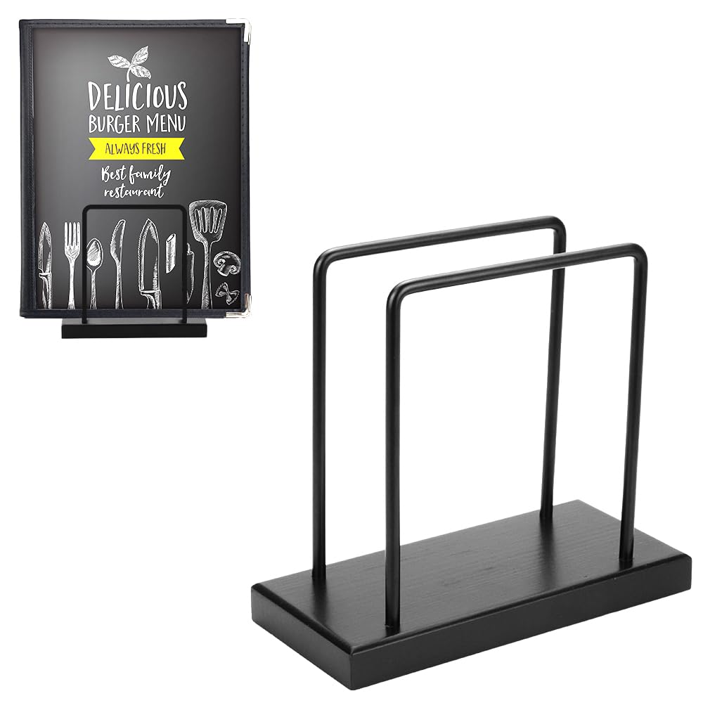 ミツバスタア メニューブックスタンド A4 ブラック ミツバスタア