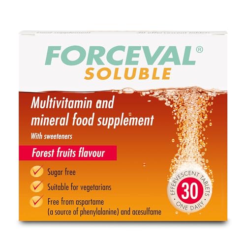 Forceval Effervescent Multivitamin Tablets, Pack of 30