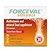 Price comparison product image Forceval Soluble, Effervescent Multivitamin Tablets, 24 Key Vitamins and Minerals Including Vitamin C, B and D, Iron and Zinc. One Effervescent Tablet a Day. for Adults and Children 12+. Pack of 30