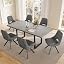 Grey Table + 6 Grey Chairs C
