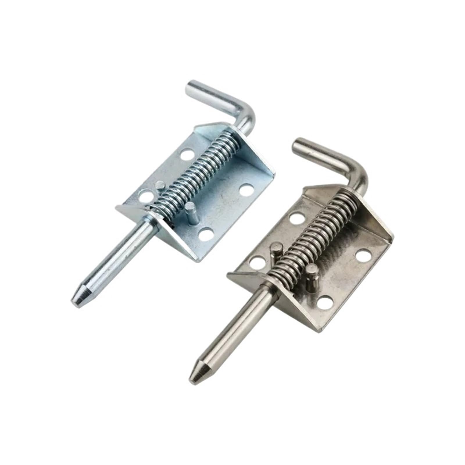 Pswbkvdblp Iron 304 Stainless Steel Concealed Hinge Industrial Spring Buckle Heavy-Duty Doors In Equipment 1Pcs(Iron)