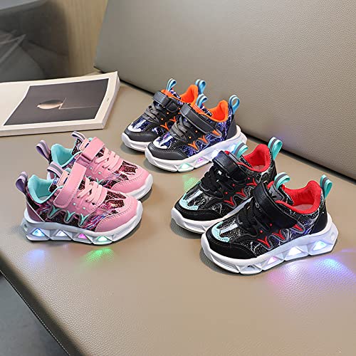 Kid Light Up Sneaker Shiny Sneakers Toddler Girl Light Up Shoes for Girls Boys Toddler Shoes4