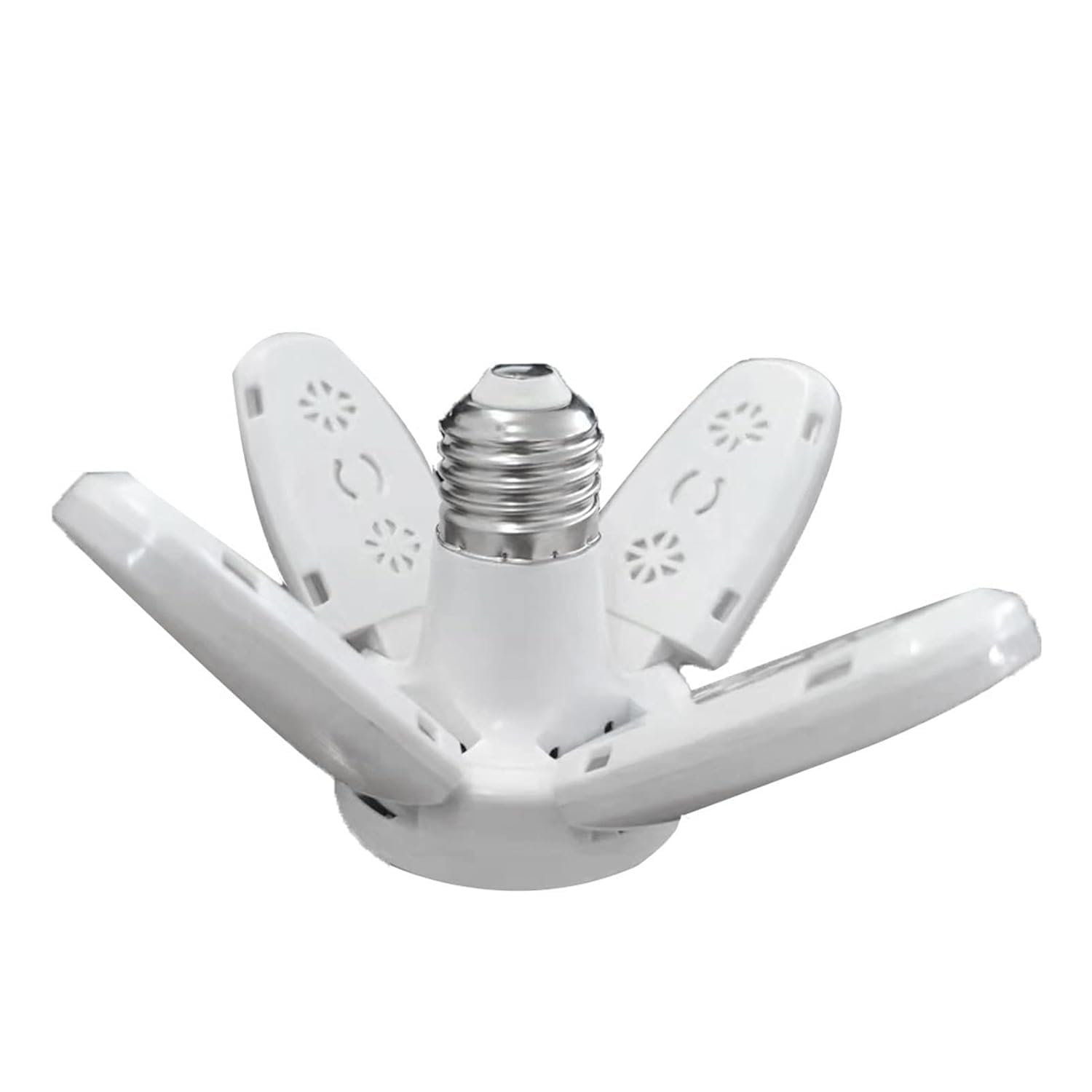 LED Garage Light – 28W 1500LM E27/E26 Garage Ceiling Light with 4 Adjustable 6500K Cool White Foldable Deformable Light for Garage, Workshop, Basement, Warehouse & Indoor Spaces-image-10