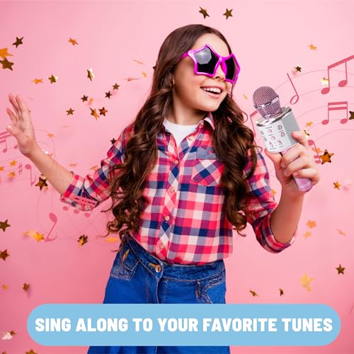 27% Off Claire's Bluetooth Karaoke Microphone for Kids with Voice Effects - Image 2