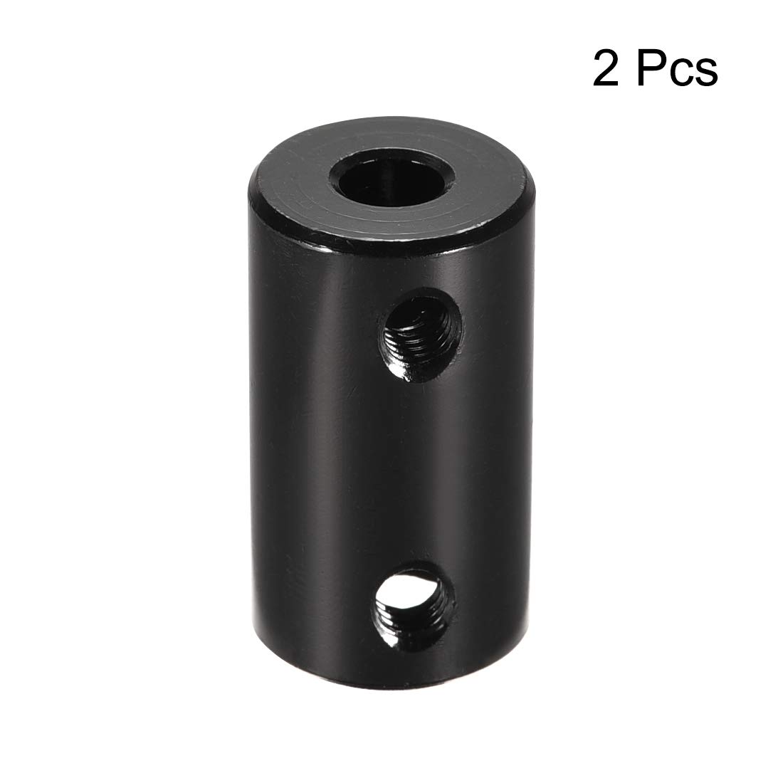 Sourcing Map Acoplamiento Rígido 8mm A 8mm – Aluminio Negro, L25 Mm, Para Motor Paso A Paso, Impresora 3D Y CNC