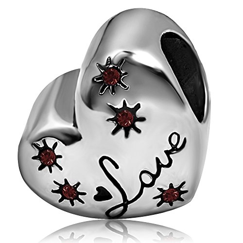 Image of JMQJewelry Feet Jan-December Womens Charms Fits Pandora Charms Bracelets