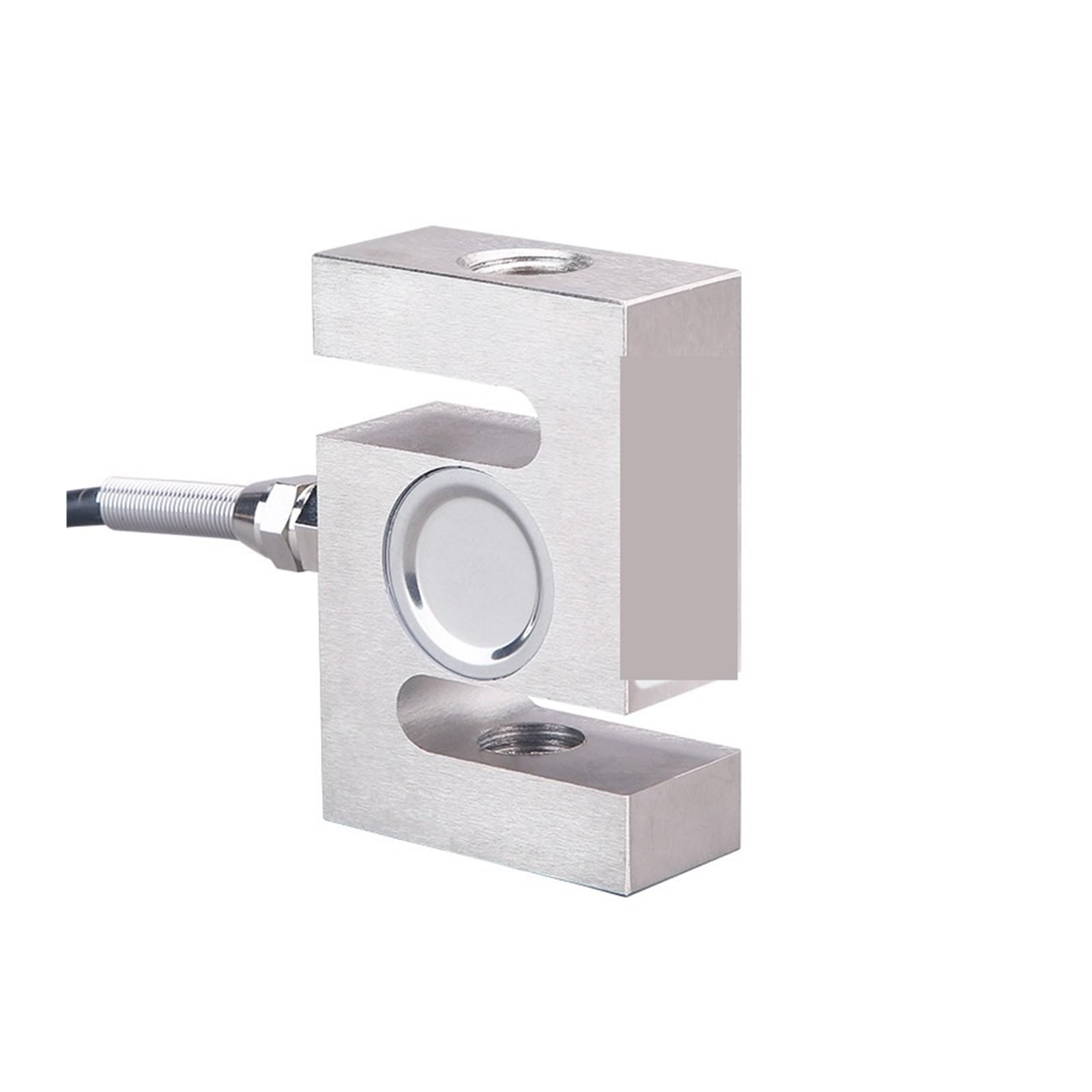 JVDDI Digital Hanging Scale S-Type Load Cell, Tension and Compression Weighing Sensor for Hopper and Mixing Station Heavy Duty Crane Hook(2000KG)