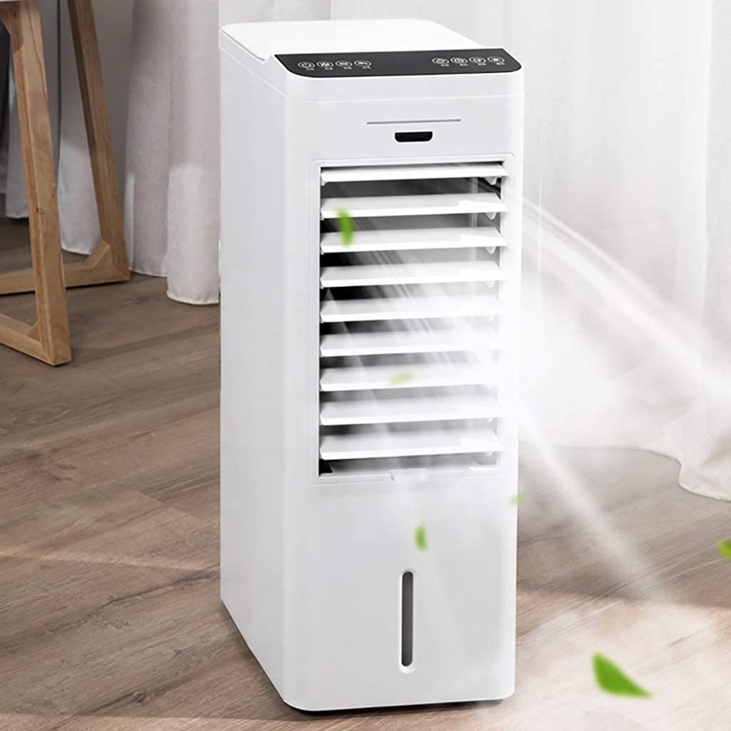 Enfriador de Aire para Oficina en casa Enfriador de Aire de 9000 BTU Unidad de Aire Acondicionado portátil Tres en uno, Aire Acondicionado móvil con Pantalla LED, Control
