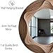 Handmade Asymmetrical Wood Wall Mirror – Natural Birch Plywood Wavy Frame, Irregular Modern Design for Bathroom Vanity, Bedroom, Living Room & Boho Home Decor – 12 Inch