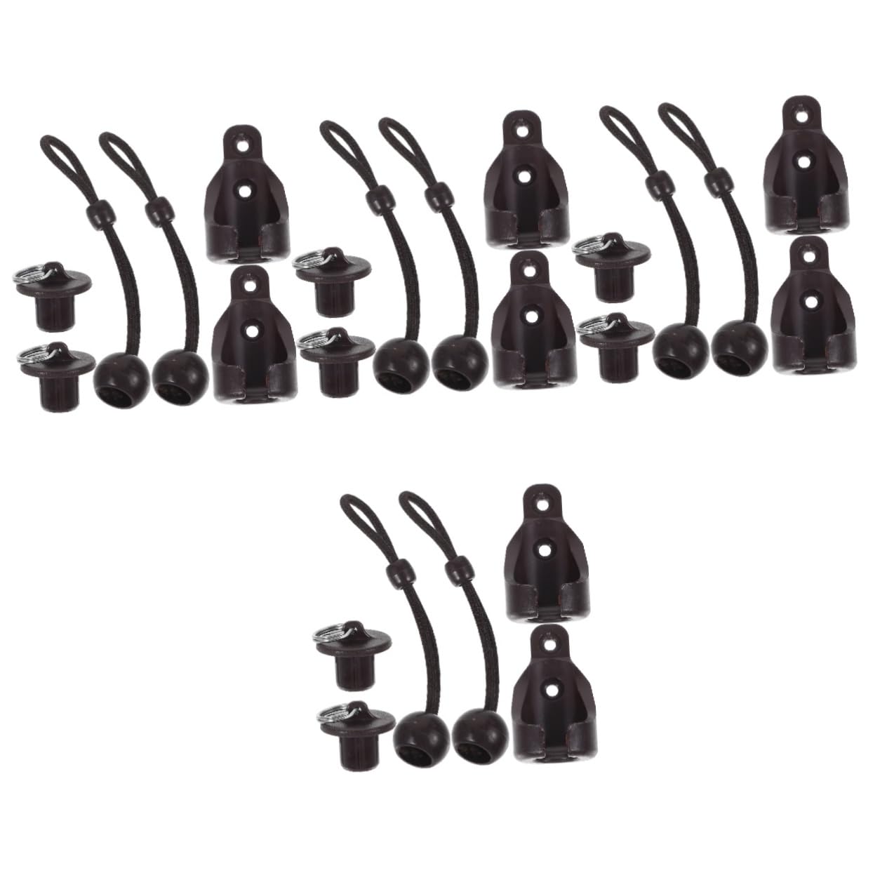 Fixation Vent pour Rideaux avec Élastiques Bungee SHINEOFI Anti-Claquement