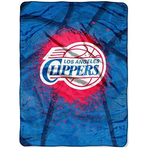 The Northwest Company Los Angeles Clippers Shadow Play Raschel Throw Blanket 60