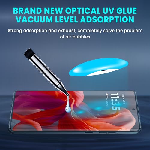 Image of FIRST MART Military-Grade UV Tempered Glass For Motorola Edge 50 Fusion 5G and Motorola G85 5G (6.7 Inch) With Easy Installation Kit | Edge-To-Edge Protector Coverage | Crystal Clear, Pack of 2