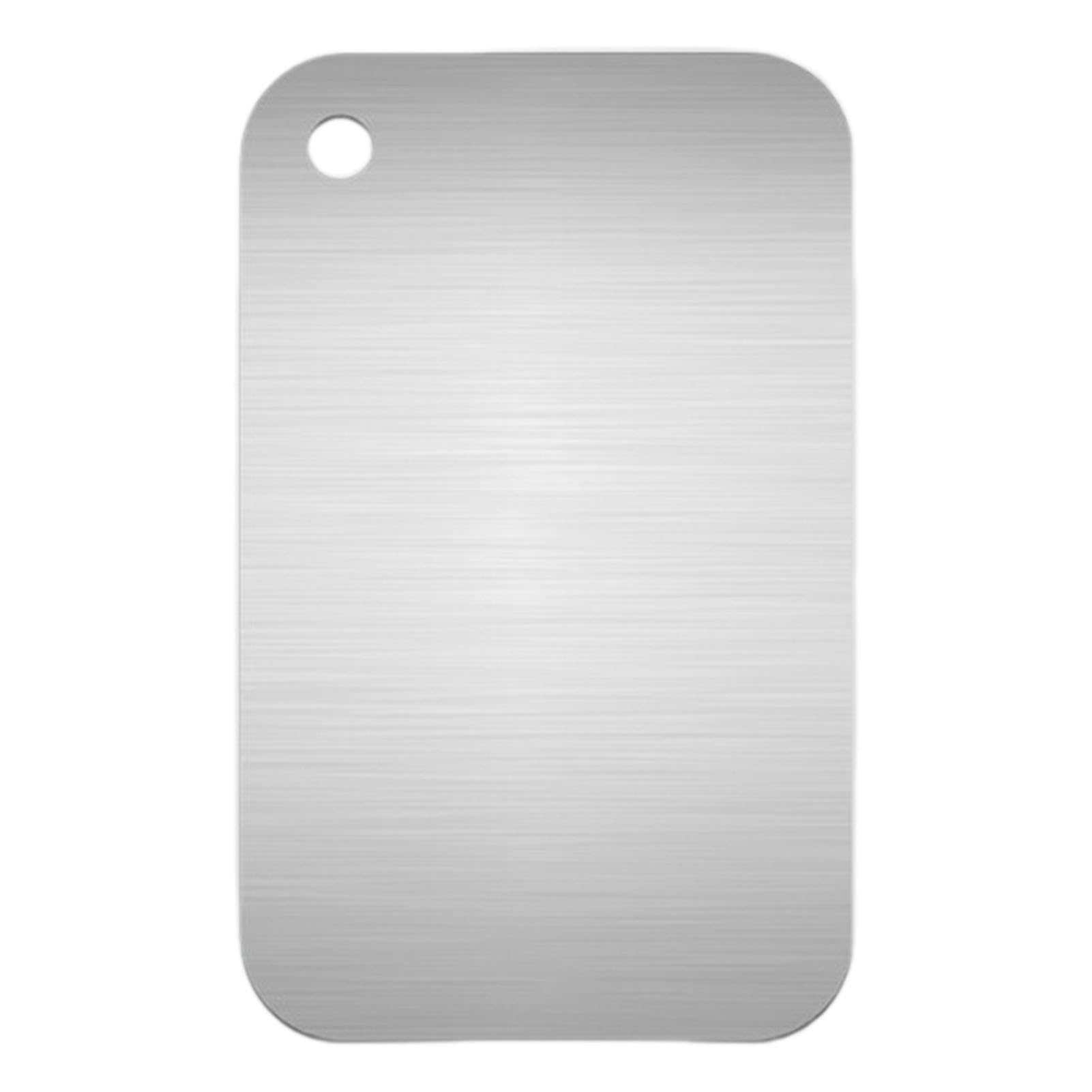 Titanium snijplanken voor keuken | Roestvrijstalen snijplank | Dubbelzijdige Food Grade Titanium snijplank, gemakkelijk schoon te maken en duurzaam roestbestendig, kan worden opgehangen