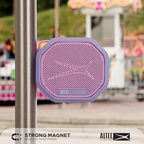 Image of Altec Lansing HYDRATREK Magnetic Bluetooth Speaker, Waterproof IP67, Portable Speaker, True Wireless Pairing, USB-C Quick Charge, 3.7V 400mAh Battery, Voice Assistant, Perfect for Any Adventure