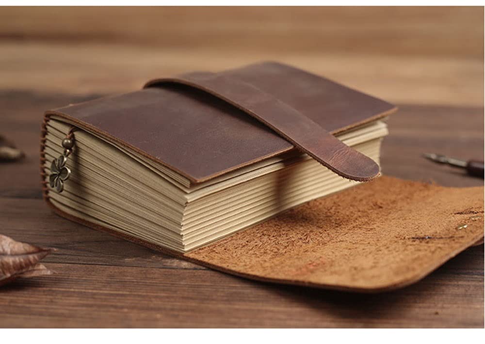 オルメン.ノート Amazon.com: ZXHStore Handmade Retro Leather Journal, Sketchbook