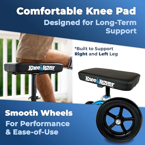 image for KneeRover Economy Knee Scooter Steerable Knee Walker for Adults for Fo