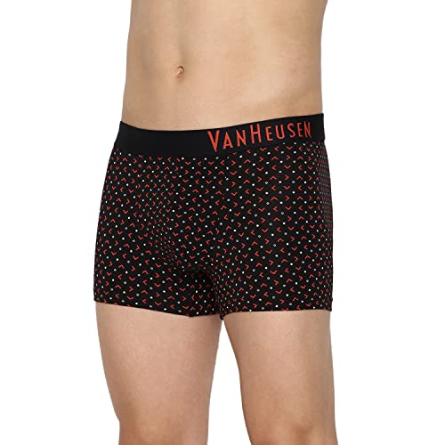 Image of Van Heusen Men's Cotton Trunks - Pack of 2 |contoured pouch for support | Antibacterial Briefs | Sweat Absorbant | Moistue Wicking | Breathable Everyday Underwear | Long Lasting Color| Solid Colors | Style 10041
