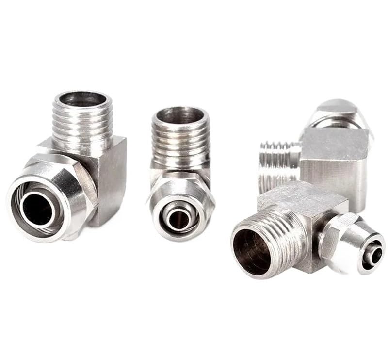KPL-Pneumatikanschluss mit Gewinde 1/8 1/4 3/8 1/2 BSP, 4/6/8 mm Schlauch(KPL8-03,200 PCS)