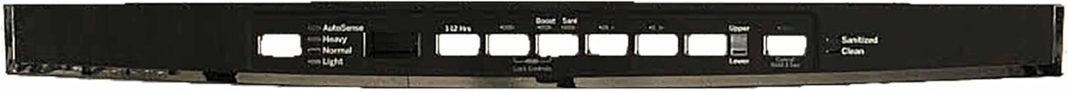 GE WD34X21699 Dishwasher Interface Cover, 0.6″D x 23.68″W x 2″H, Black GE WD34X21699 Dishwasher Interface Cover, 0.6″D x 23.68″W x 2″H, Black