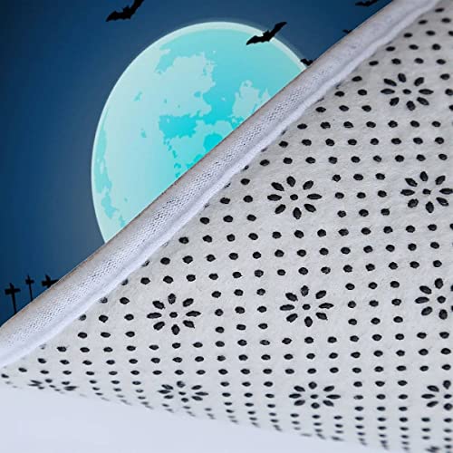 Badematten Set 3D 40x60 Halloween Entsetzen absorbierend 3-teiliges Badezimmerteppich-Set maschinenwaschbare weich… – Bild 7