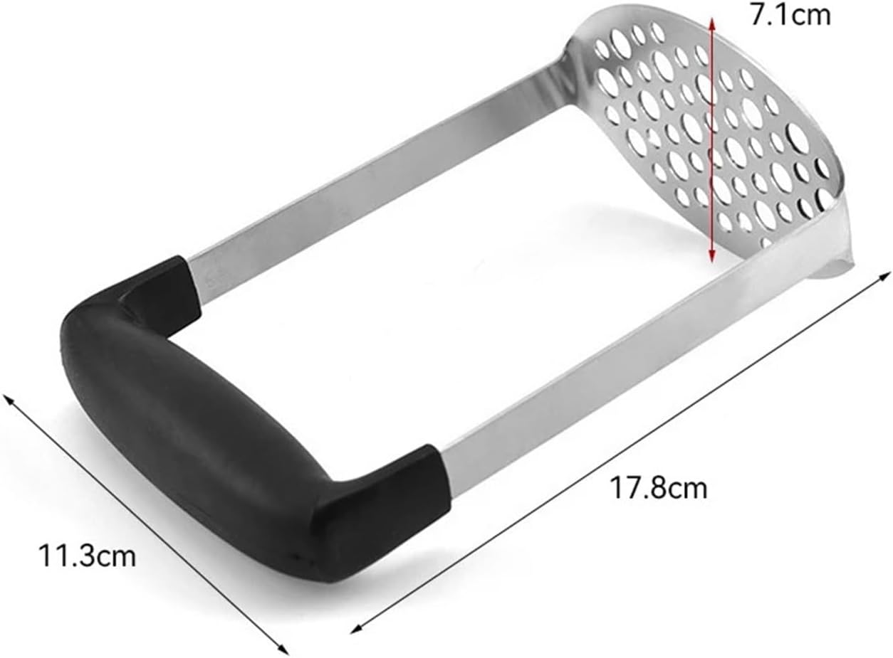 Stainless Steel Potato Pusher Pressed Masher Ricer Puree Fruit Gadget